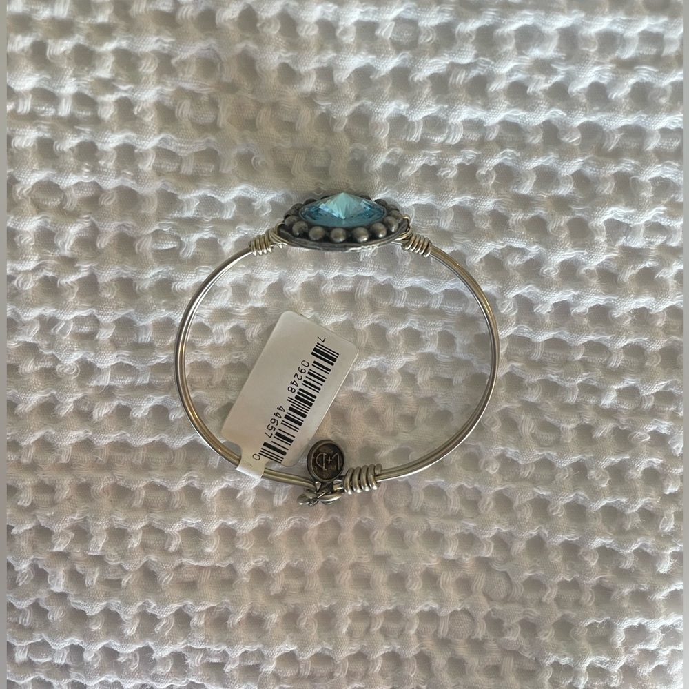 Luca + Danni Aquamarine Gemstone Bracelet - SM - Picture 4 of 6